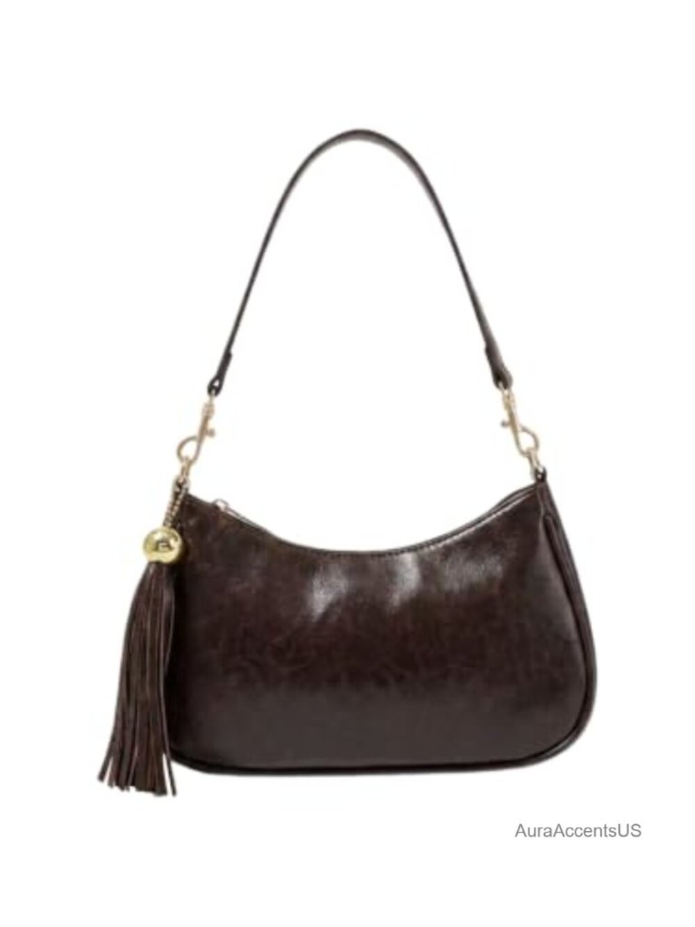Faux Fur Cow Print Shoulder Bag Retro Y2K Top Handle Handbag